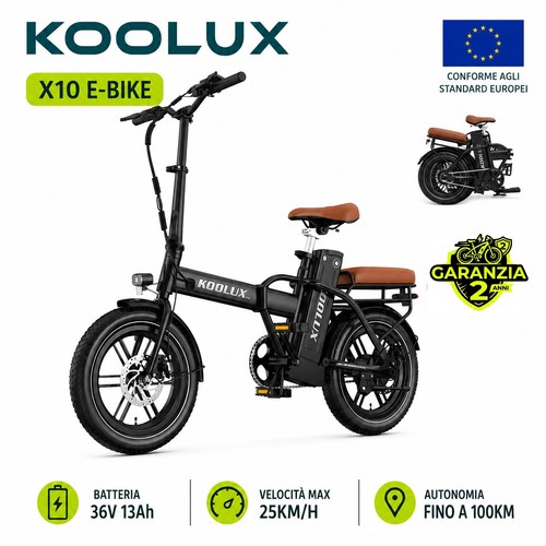 Bici elettrica koolux x10 - elettrica,