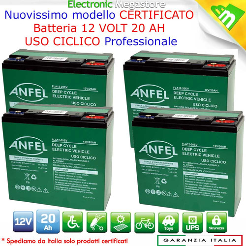 Batterie piombo 12v 20ah uso - piombo,
